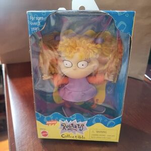 1997 Nickelodeon Rugrats Doll - Purple and Orange Angelica